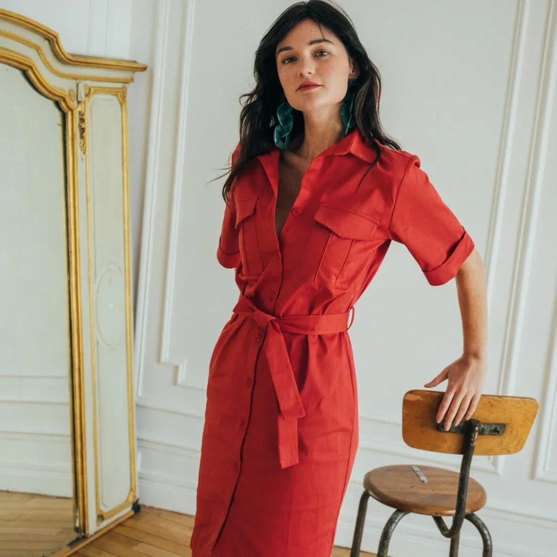 3S. x RééditionRobe Saharienne Camille Réédition