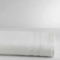 3S. x TertioDrap de bain en coton éponge 600 gm² - blanc