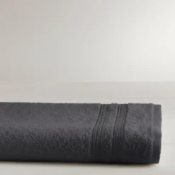 3S. x TertioDrap de bain en coton éponge 600 gm² - anthracite