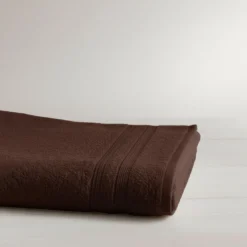 3S. x TertioDrap de bain en coton éponge 600 gm² - chocolat
