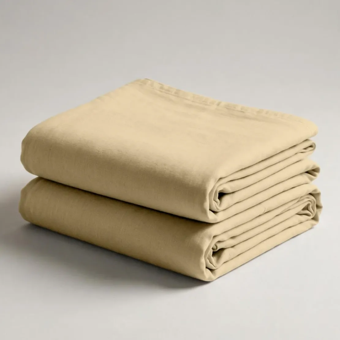 3S. x TertioDrap-housse coton - Beige - Ficelle
