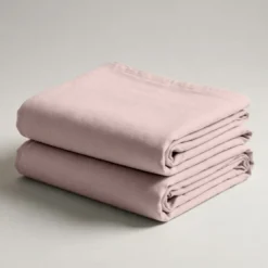 3S. x TertioDrap-housse coton - Beige - Rosé