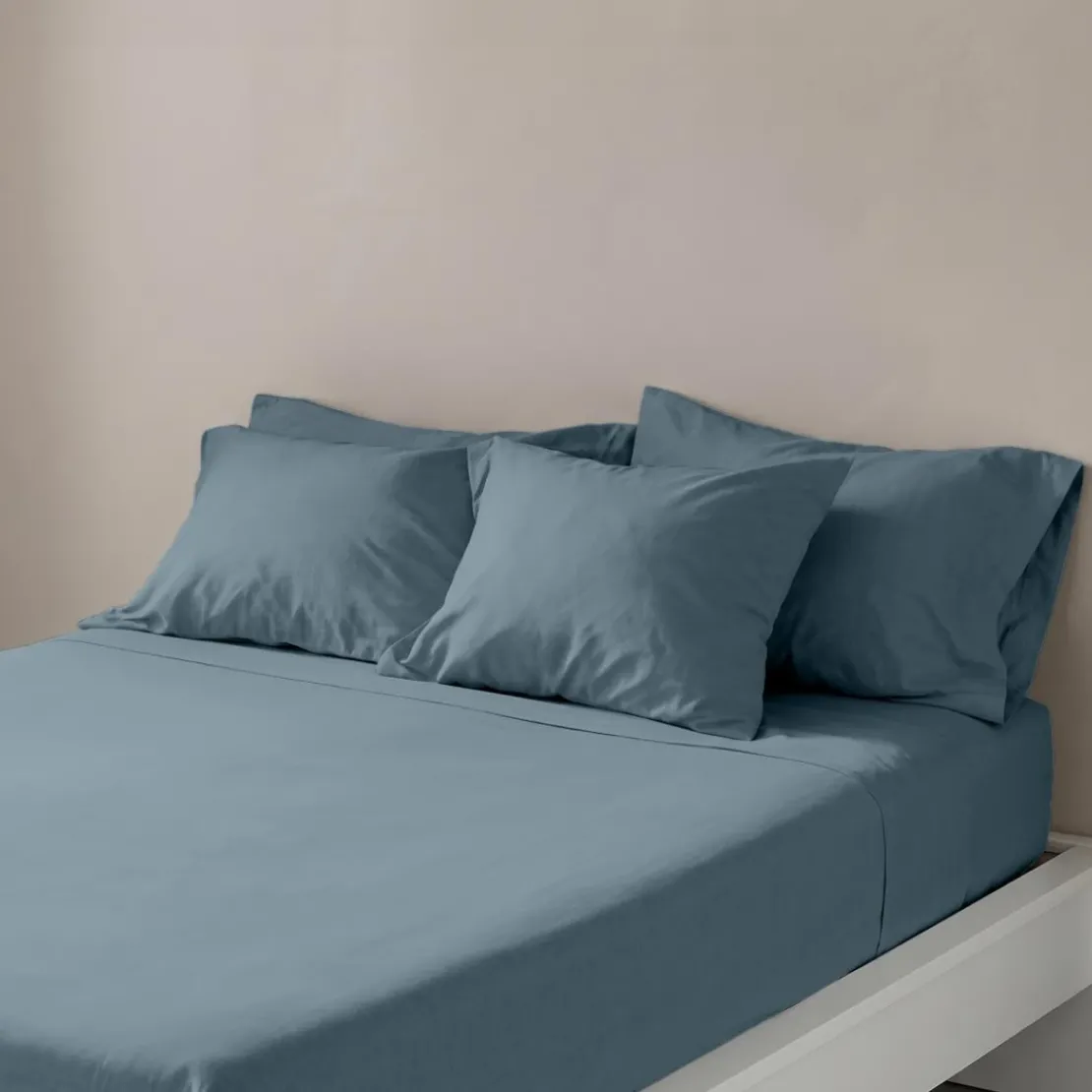 3S. x TertioDrap-housse coton - Bleu - Orage