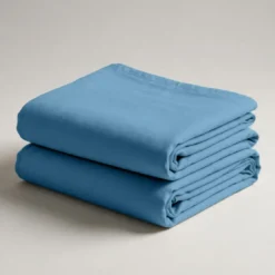3S. x TertioDrap-housse coton - Bleu - Azur