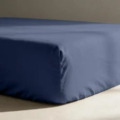3S. x TertioDrap-housse coton - Bleu - Indigo