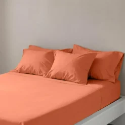 3S. x TertioDrap-housse coton - Orange - Tangerine