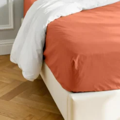 3S. x TertioDrap-housse coton - Orange - Tangerine