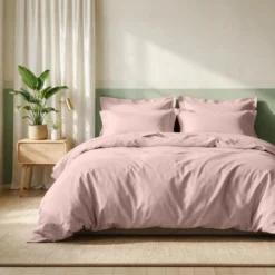 3S. x TertioDrap housse coton - Rose - Blush