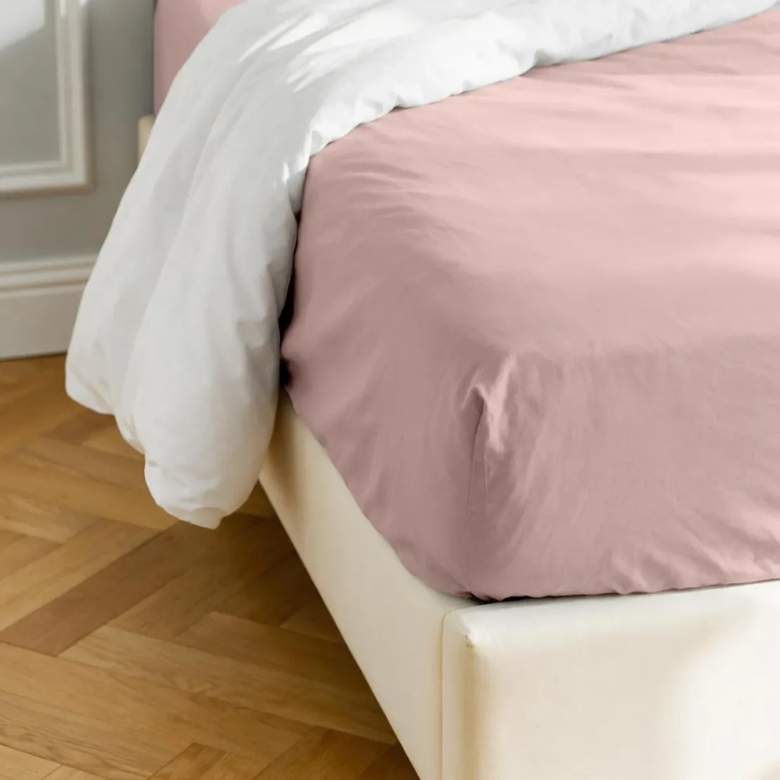 3S. x TertioDrap housse coton - Rose - Blush