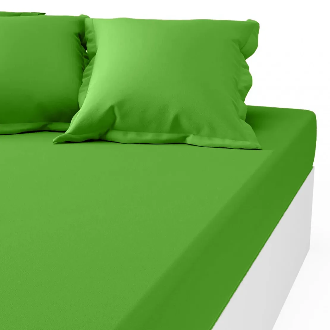 3S. x TertioDrap-housse coton Sanitized® TERTIO® - vert anis