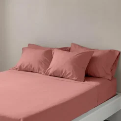 3S. x TertioDrap-housse coton - Vieux - Rose