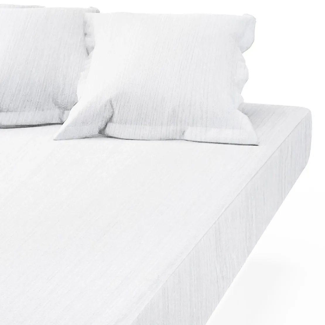 3S. x TertioDrap-housse gaze de Coton - Blanc