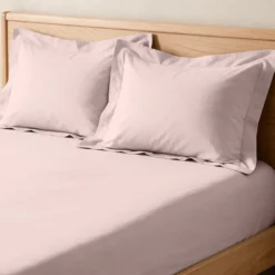 3S. x TertioDrap-housse grand bonnet coton - Beige - Rosé