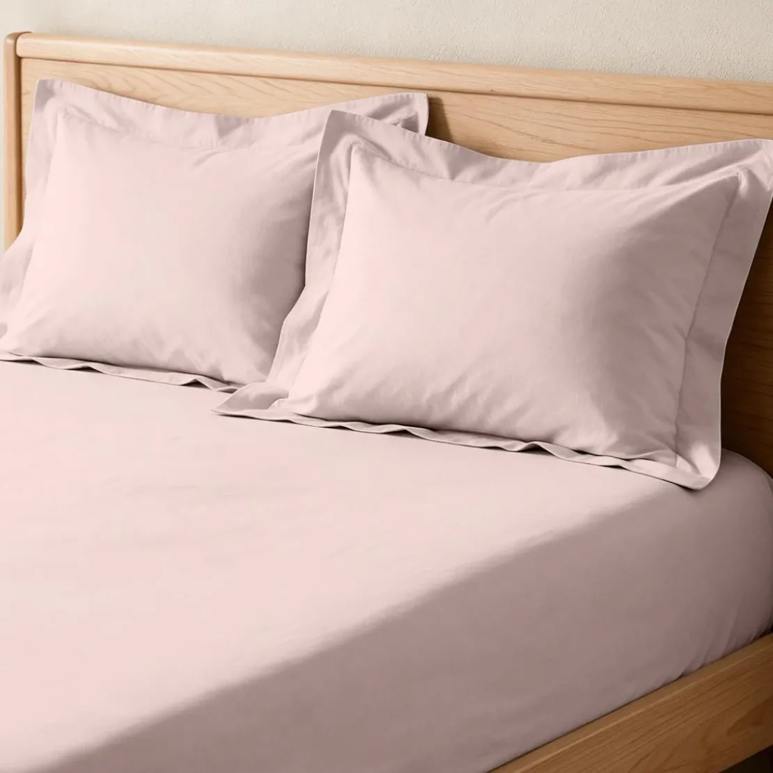3S. x TertioDrap-housse grand bonnet coton - Beige - Rosé