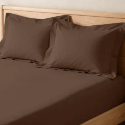 3S. x TertioDrap-housse grand bonnet XL Coton - Marron - Chocolat