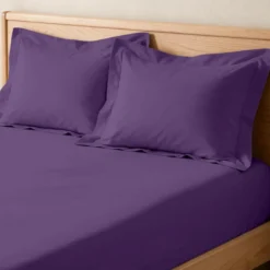 3S. x TertioDrap-housse grand bonnet XL Coton - Violet