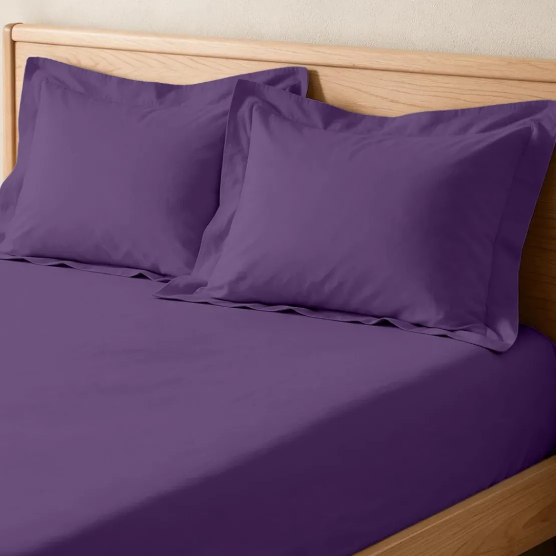 3S. x TertioDrap-housse grand bonnet XL Coton - Violet
