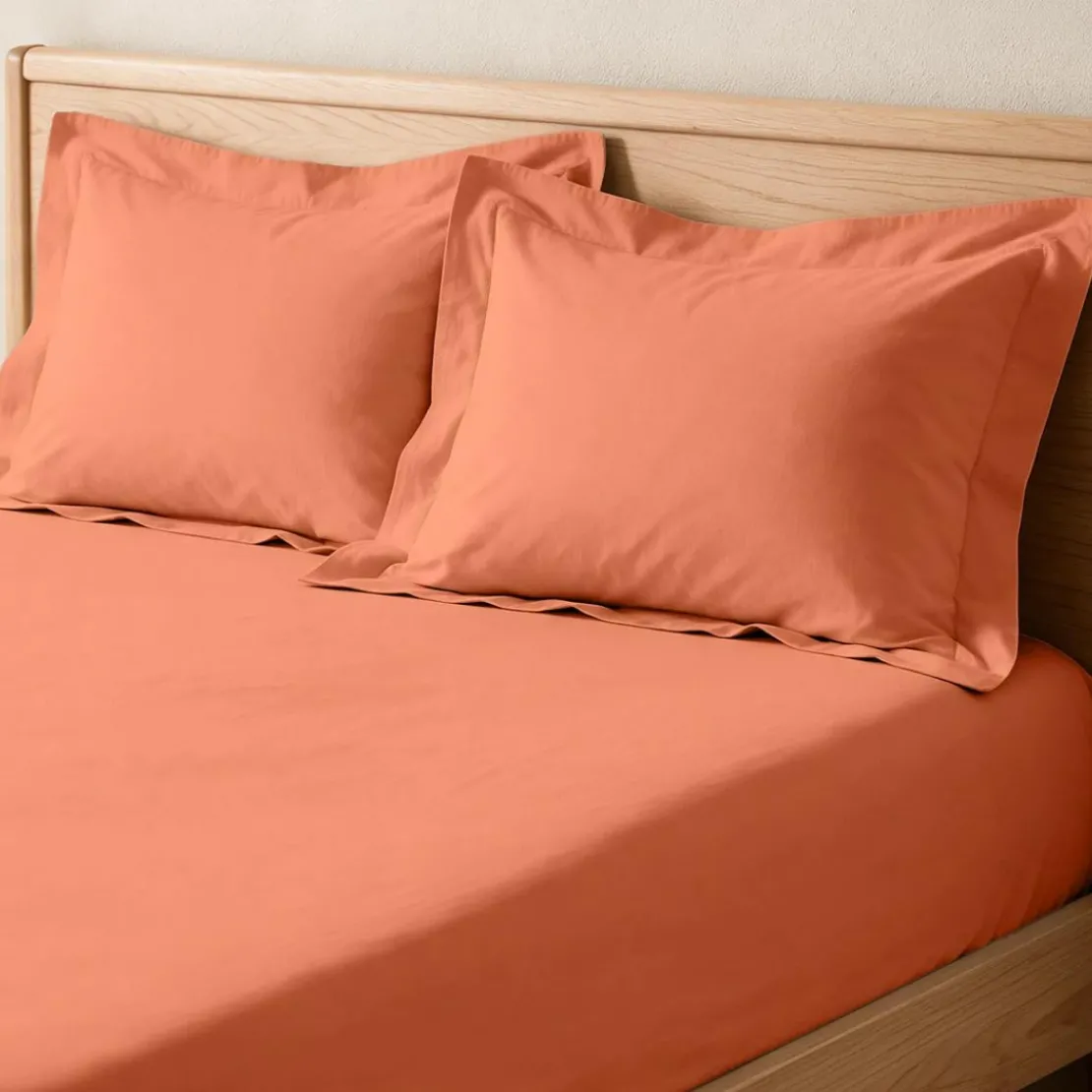 3S. x TertioDrap-housse grand bonnet coton - Orange - Tangerine