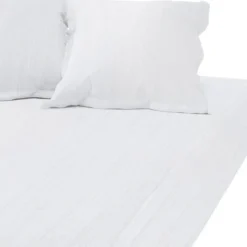 3S. x TertioDrap-housse grand bonnet XL gaze de Coton - Blanc