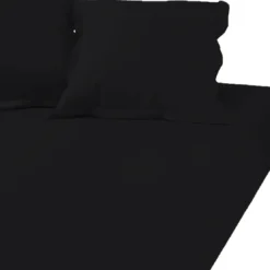 3S. x TertioDrap-housse grand bonnet XL polycoton - Noir