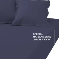 3S. x TertioDrap-housse grand bonnet XL polycoton