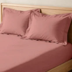 3S. x TertioDrap-housse grand bonnet XL Coton - Rose - Vieux Rose