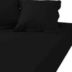 3S. x TertioDrap-housse grand bonnet polycoton - Noir
