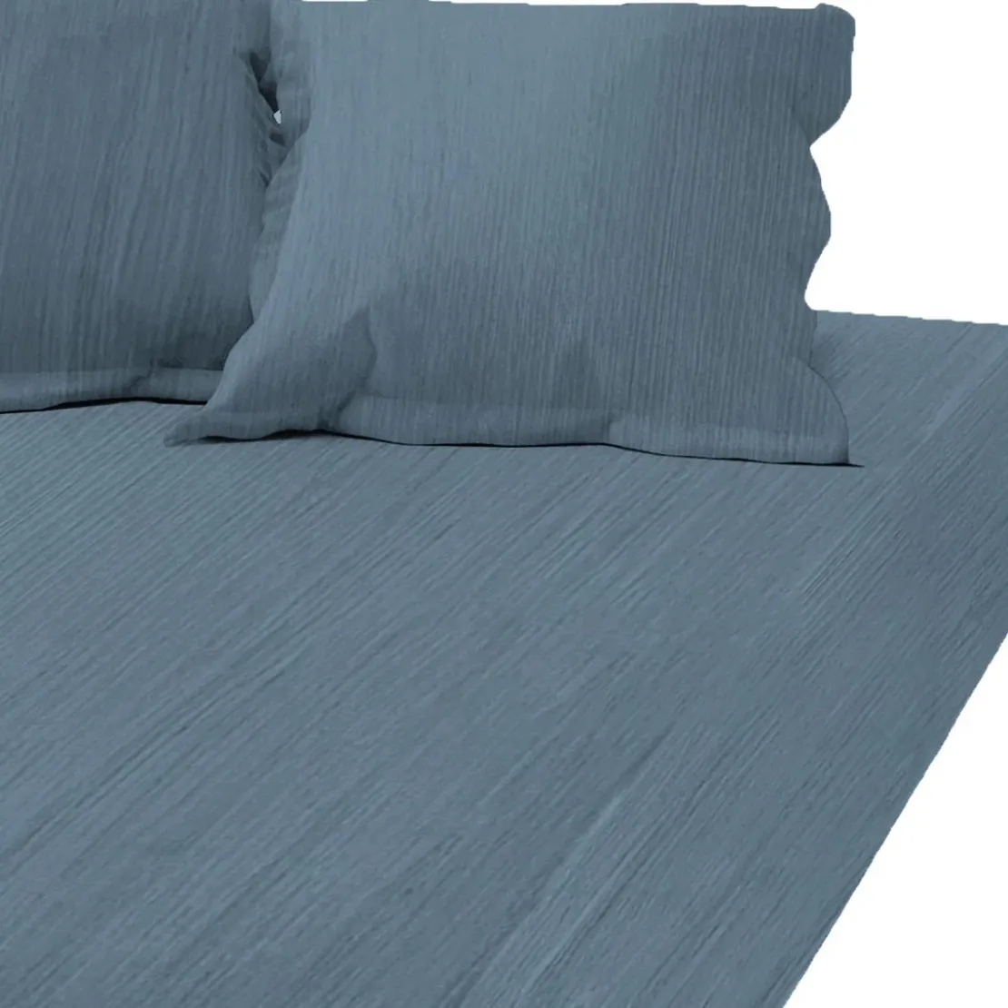 3S. x TertioDrap-housse grand bonnet XL gaze de Coton - Bleu - Orage