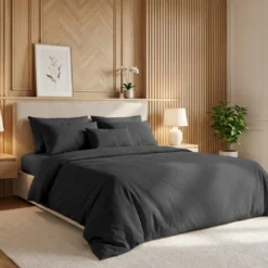 3S. x TertioDrap-housse Grand bonnet XL coton - Noir
