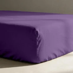 3S. x TertioDrap-housse percale de coton - Violet