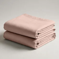 3S. x TertioDrap-housse Percale De Coton - Beige - Rosé