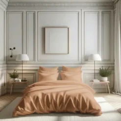 3S. x TertioDrap-housse percale de coton - Rose - Blossom