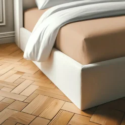 3S. x TertioDrap-housse percale de coton - Rose - Blossom