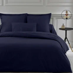 3S. x TertioDrap housse polycoton - Bleu - Indigo