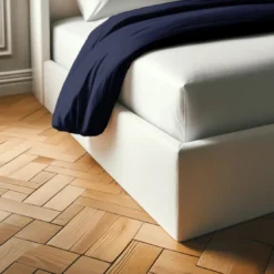 3S. x TertioDrap housse polycoton - Bleu - Indigo