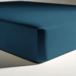 3S. x TertioDrap-housse polycoton - Bleu - Canard