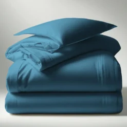 3S. x TertioDrap-housse polycoton - Bleu - Canard