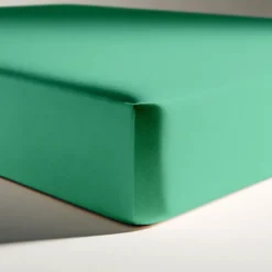 3S. x TertioDrap-housse polycoton - Vert - Eucalyptus