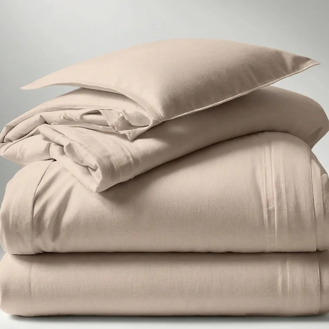 3S. x TertioDrap-housse polycoton - Beige - Ficelle