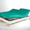 3S. x TertioDrap-housse sommier articulé jersey TERTIO® - vert jade