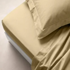 3S. x TertioDrap plat coton - Beige - Ficelle