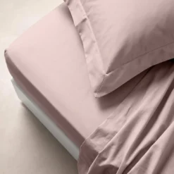 3S. x TertioDrap plat coton - Beige - Rosé
