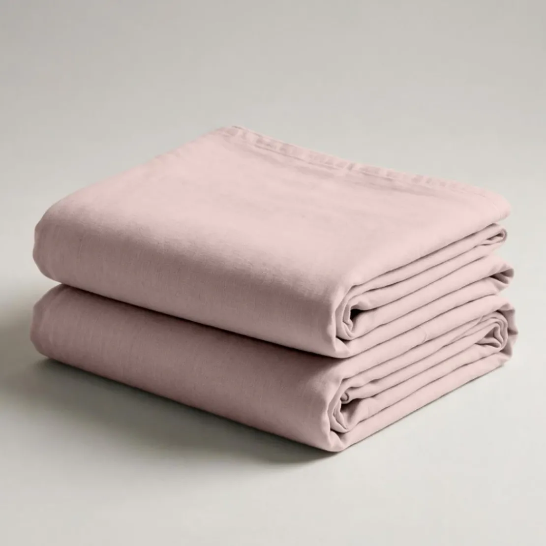 3S. x TertioDrap plat coton - Beige - Rosé