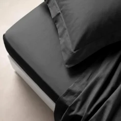 3S. x TertioDrap plat coton - Noir