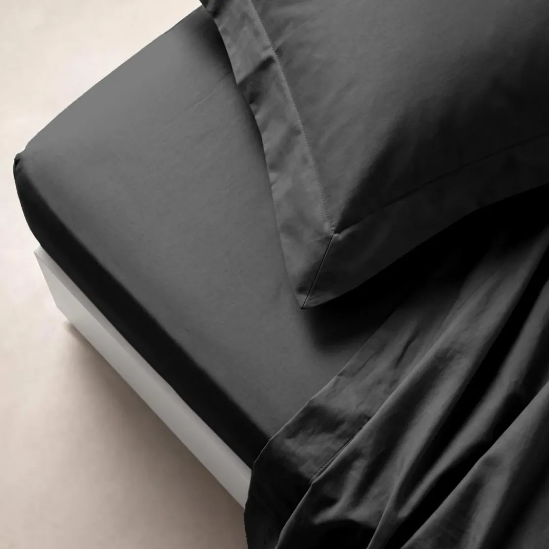 3S. x TertioDrap plat coton - Noir