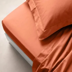 3S. x TertioDrap plat Coton - Orange - Tangerine