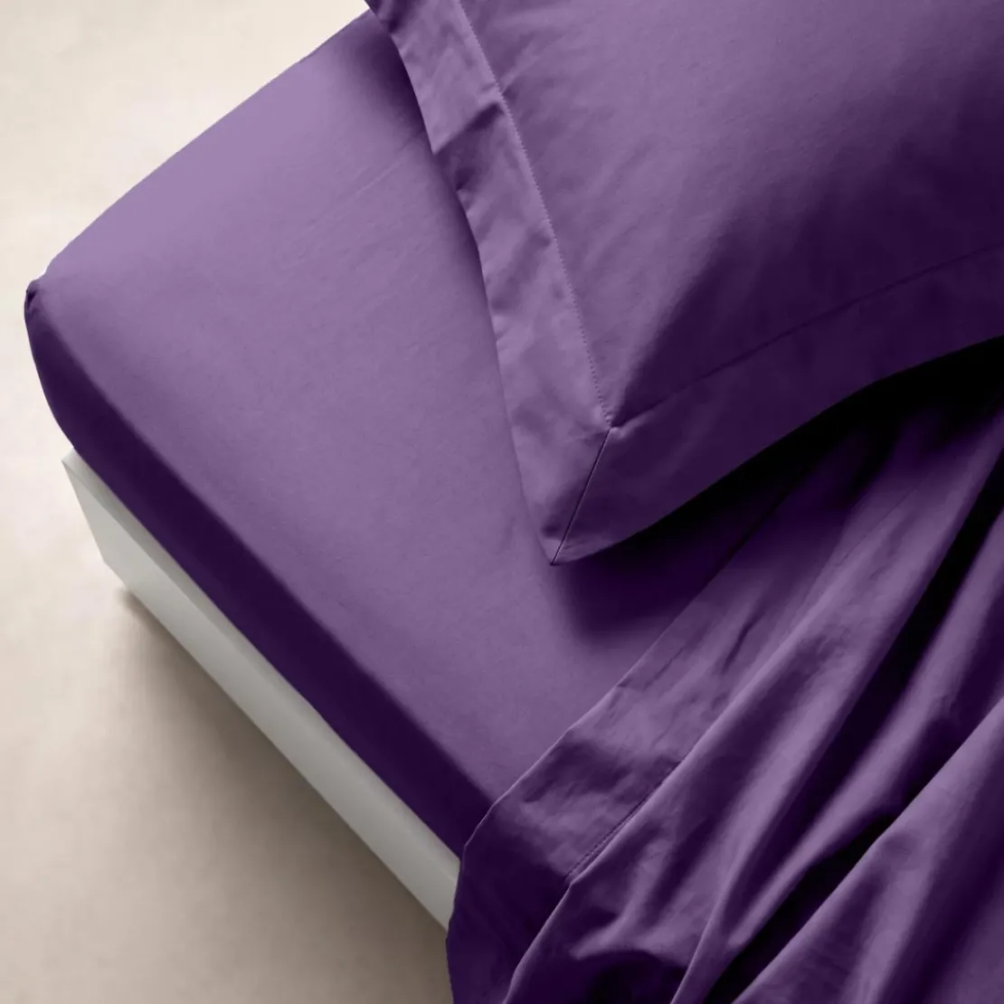 3S. x TertioDrap plat coton - Violet