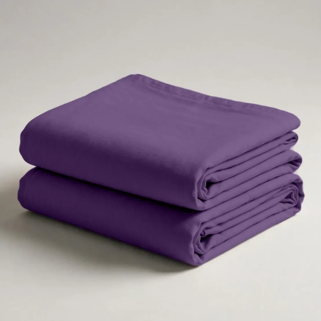 3S. x TertioDrap plat percale de coton - Violet