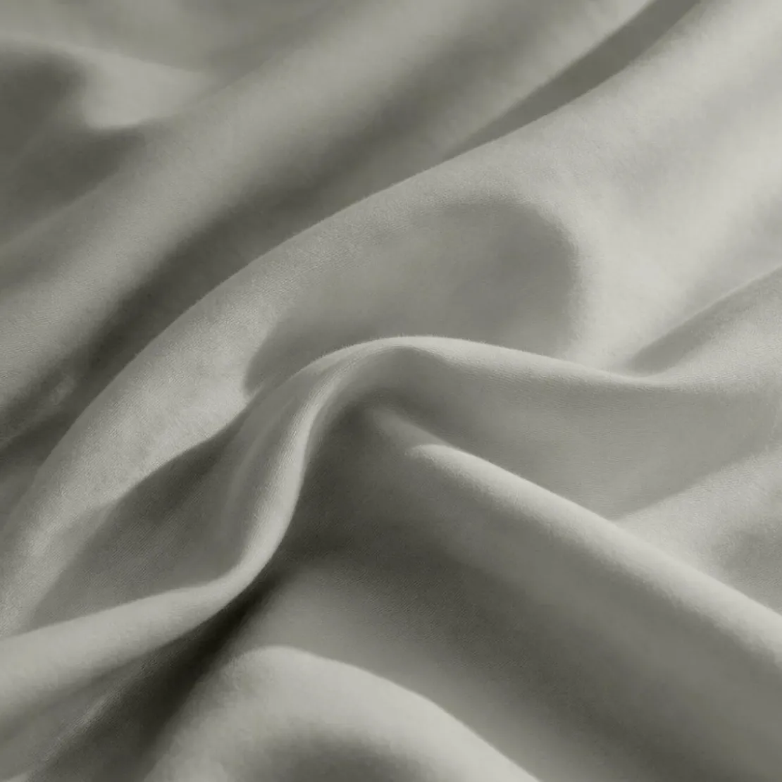 3S. x TertioDrap plat percale de coton - Gris Perle