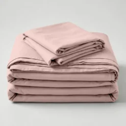 3S. x TertioHousse de couette Coton - Rose - Blush